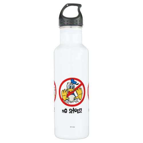 No Service  No Shirts or Shoes Horizontal Stainless Steel Water Bottle