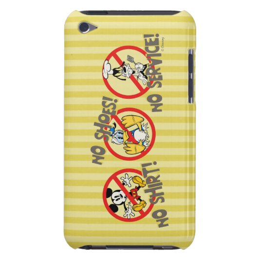 No Service | No Shirts or Shoes iPod Touch Case (Back)