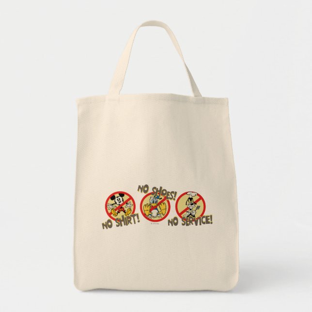 No Service | No Shirts or Shoes Tote Bag (Front)