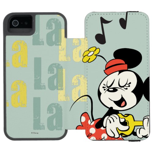 No Service  Singing Minnie Wallet Case For iPhone SE55s