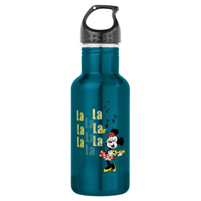 No Service | Singing Minnie Stainless Steel Water Bottle (Front)