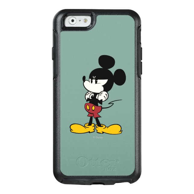 No Service | Upset Mickey Otterbox iPhone Case (Back)