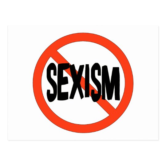 vintage logo usps Sexism Postcard  Zazzle.com No