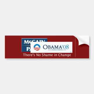 No Shame in Change Bumper Sticker