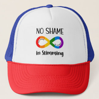 No Shame in Stimming Autism Awareness Acceptance Trucker Hat