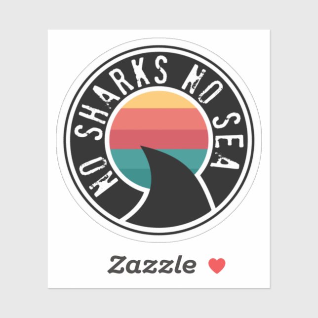 No Sharks No Sea Sticker (Sheet)