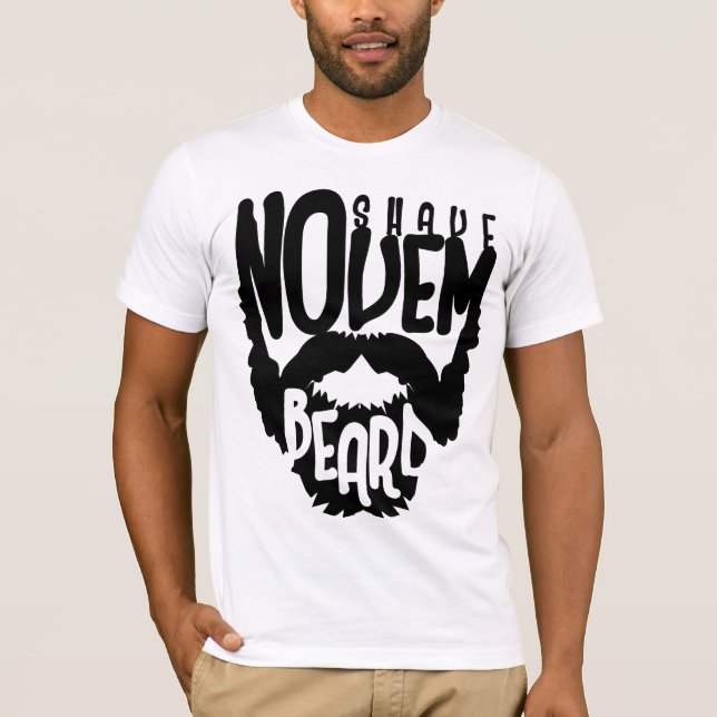No Shave November T-Shirt (Front)