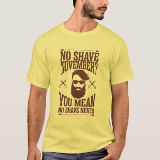 no shave november t shirt