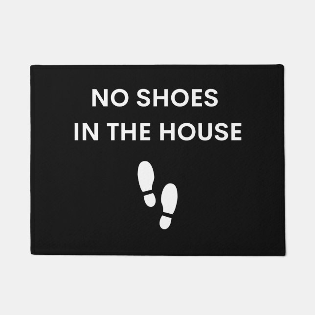 No shoes in the house, house rules, doormat (Front)