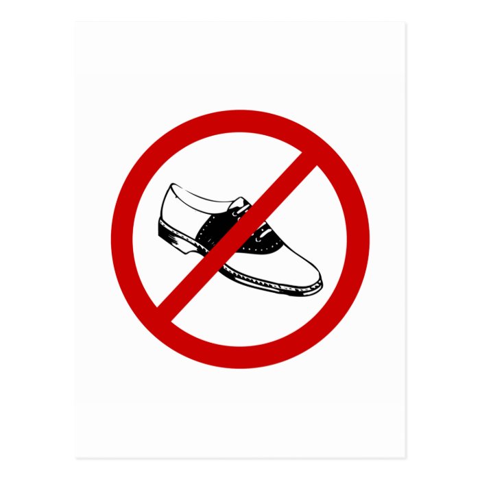 no shoes post cards