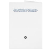 No Shooting Sign Card (Back)