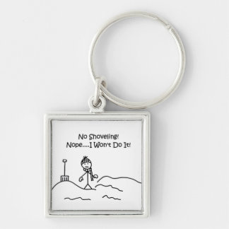 No Shoveling Keychain
