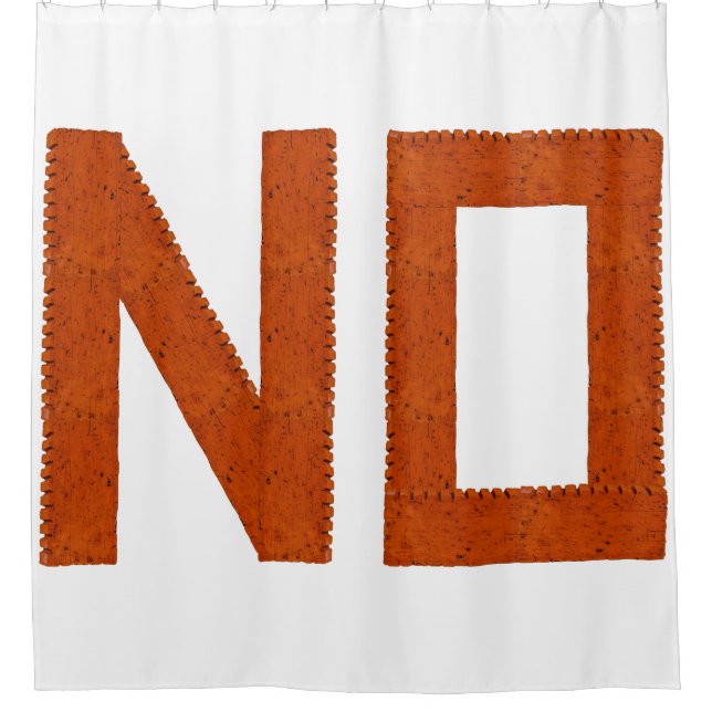 NO SHOWER CURTAIN (Front)