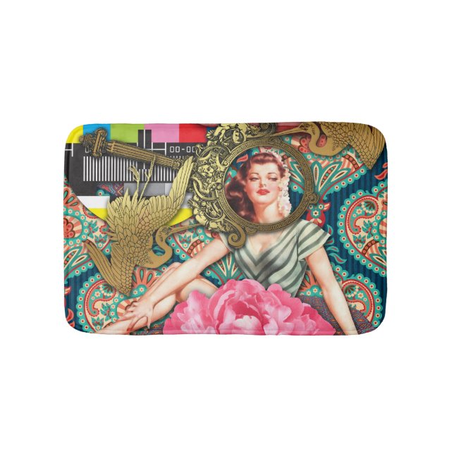 No-Signal - Cheeky Lady Bath Mat (Front)