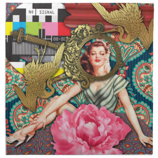 No-Signal - Cheeky Lady Cloth Napkin