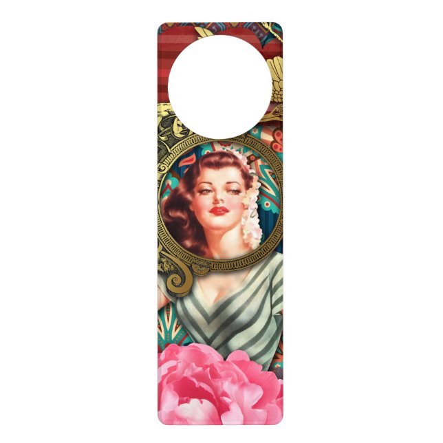 No-Signal - Cheeky Lady Door Hanger (Front)