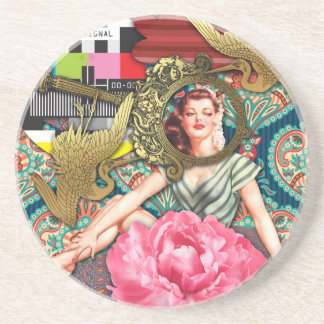 No-Signal - Cheeky Lady Drink Coaster