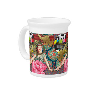No-Signal - Cheeky Lady Drink Pitcher