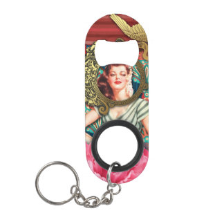 No-Signal - Cheeky Lady Keychain Bottle Opener