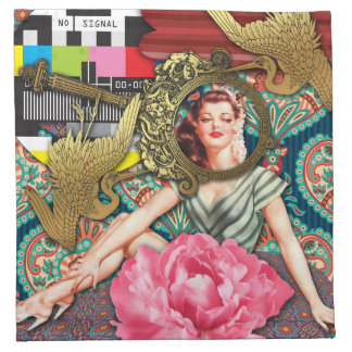 No-Signal - Cheeky Lady Napkin