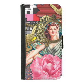 No-Signal - Cheeky Lady Samsung Galaxy S5 Wallet Case