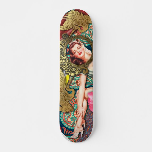 No-Signal - Cheeky Lady Skateboard (Front)