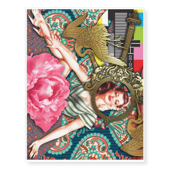 No-Signal - Cheeky Lady Temporary Tattoos (Front)