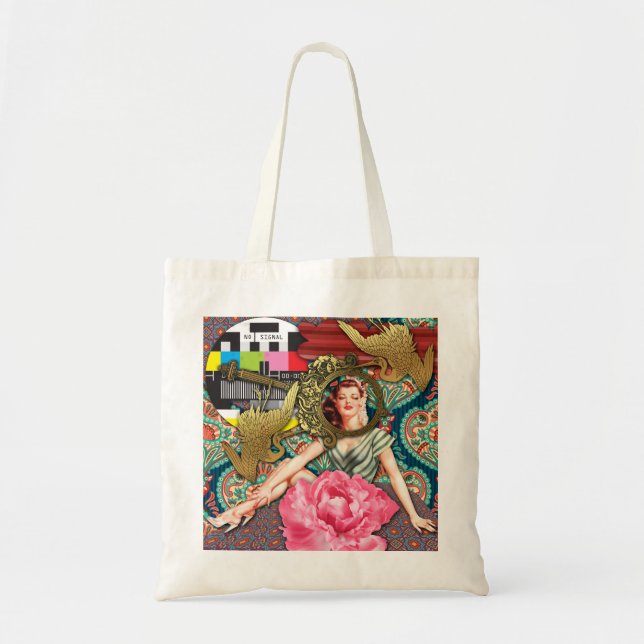 No-Signal - Cheeky Lady Tote Bag (Front)