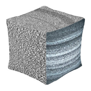 No signal Static White Noise TV Video seat chair Pouf