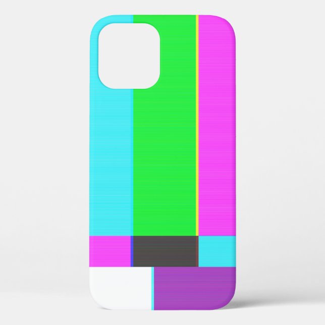 no signal tv screen with noise Case-Mate iPhone case (Back)