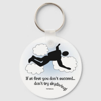 No Skydiving Keychain