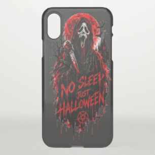 No Sleep Just Halloween Scream Gothic Horror Desig iPhone X Case