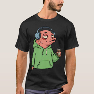No-Sleep Salmon – Funny Sleepy Coffee Hoodie Car T-Shirt