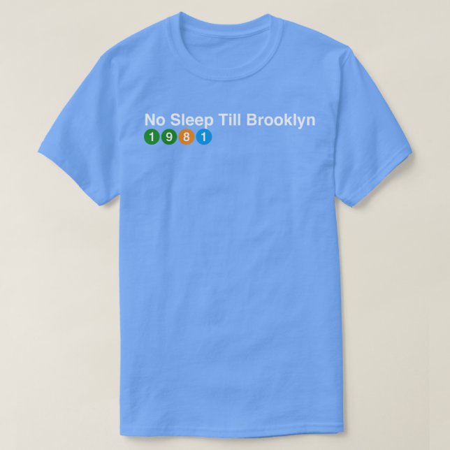 No Sleep Till Brooklyn 1981 Tank Top (Design Front)