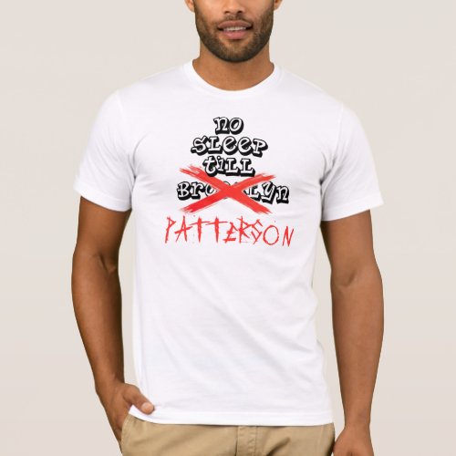 No Sleep Till Patterson VAA shirt