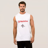 No Sleeves Sleeveless Shirt (Front Full)