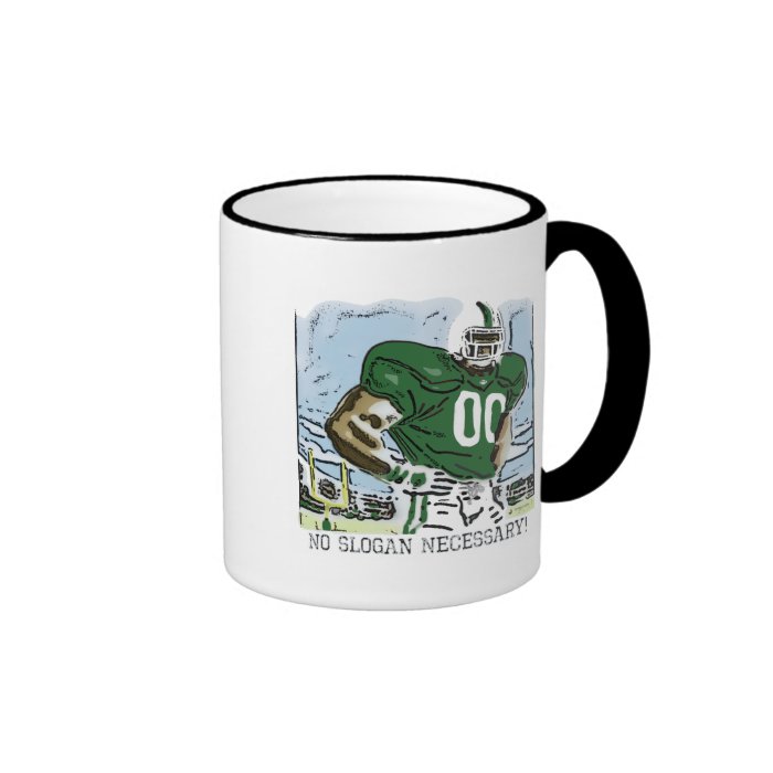 No Slogan Necessary Green Mugs