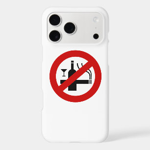 NO Smoking Alcohol ⚠ Thai Sign ⚠ iPhone 17 Pro Max Case