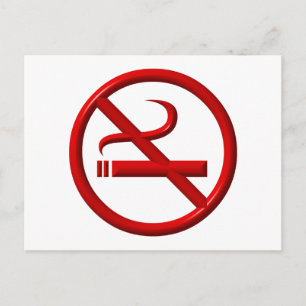 No Smoking / Anti-Smoking Postcard