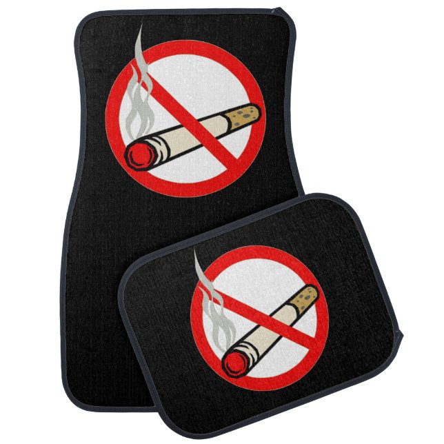 No Smoking Car Floor Mat (Set)