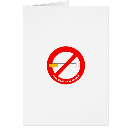 No Smoking Cards (Front)