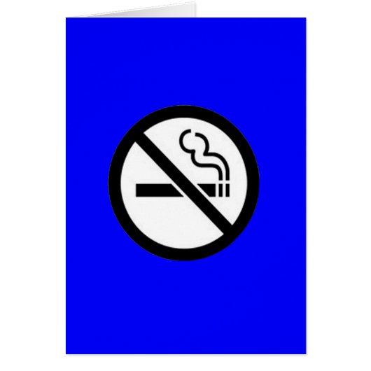 No Smoking Cards (Front)