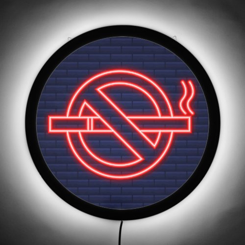 No Smoking Cigarette Neon LED Sign