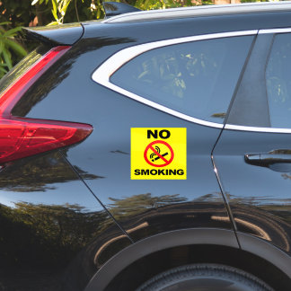 No Smoking Custom-Cut Vinyl Sticker