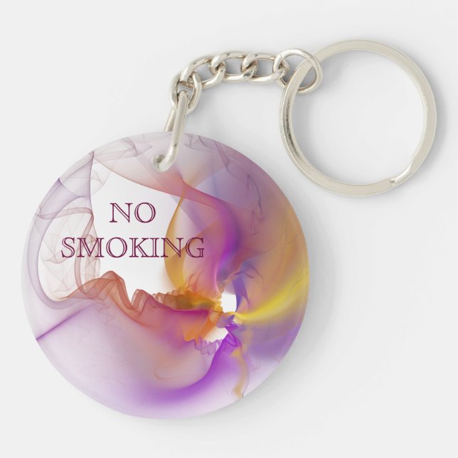 No Smoking Keychain (Back)