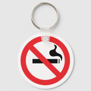 No Smoking Keychain