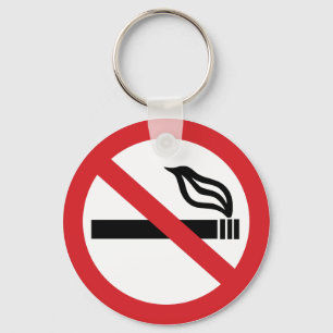 No Smoking Keychain