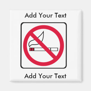NO SMOKING Magnet