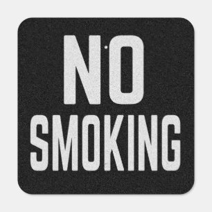 No Smoking Metal Sign