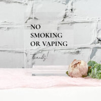 No Smoking No Vaping Office, Airbnb, Restaurant
